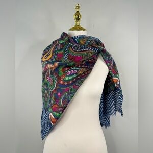 Vera Bradley Venetian Paisley Pattern Scarf